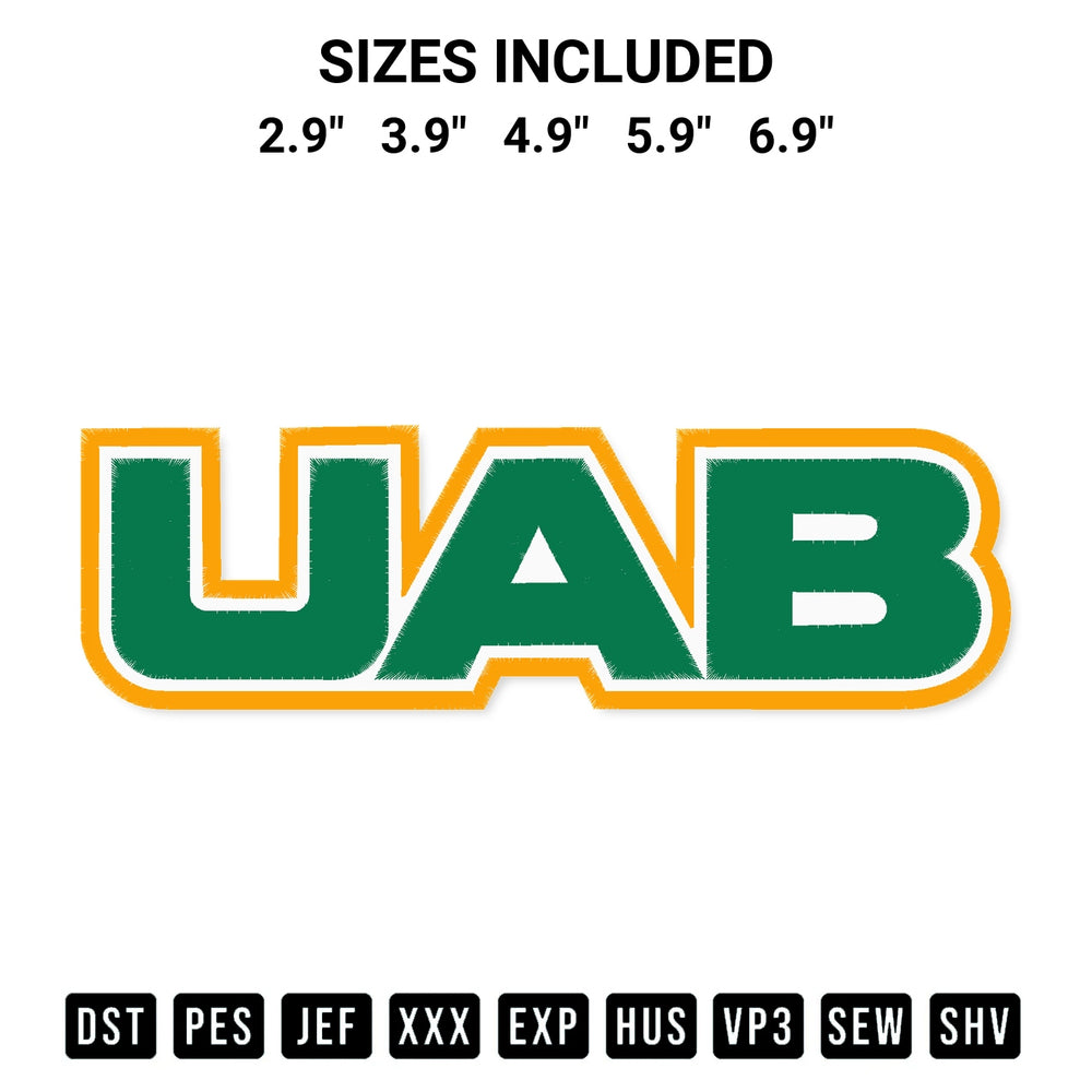 Discover the perfect addition to your crafting collection: Uab Blazers Logo 2025 Embroidery Design embroidery file. Instantly available at Designspacks.com. Available sizes: 2.9", 3.9", 4.9", 5.9", 6.9".