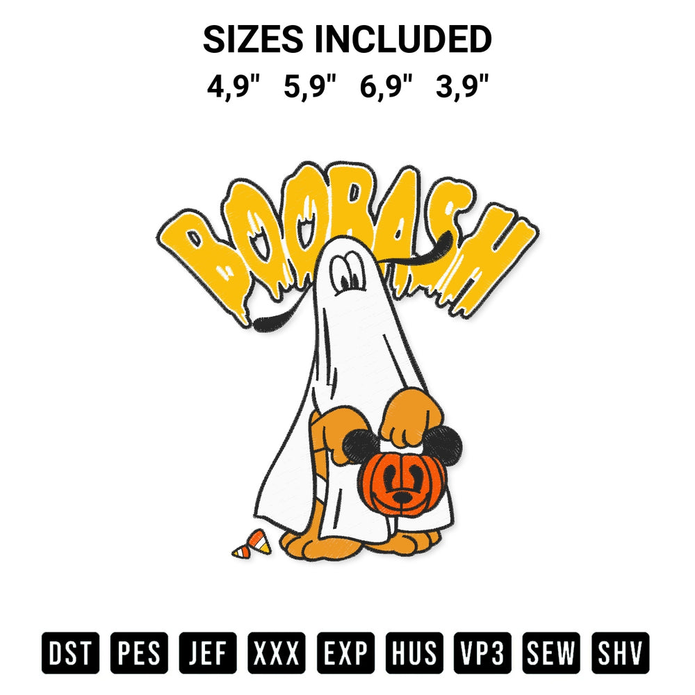 Looking for the perfect pattern? Download the Disney Pluto Boo Bash Halloween Pluto Ghost Pumpkin Spooky Halloween Logo Embroidery Design embroidery design today at Designspacks.com. Crisp, clean stitching guaranteed. Available sizes: 4,9", 5,9", 6,9", 3,9".