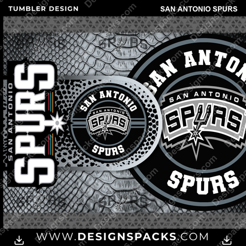 Basketball Hyper San Antonio Spurs NBA Basketball Tumbler Digital Wrap Design Download
