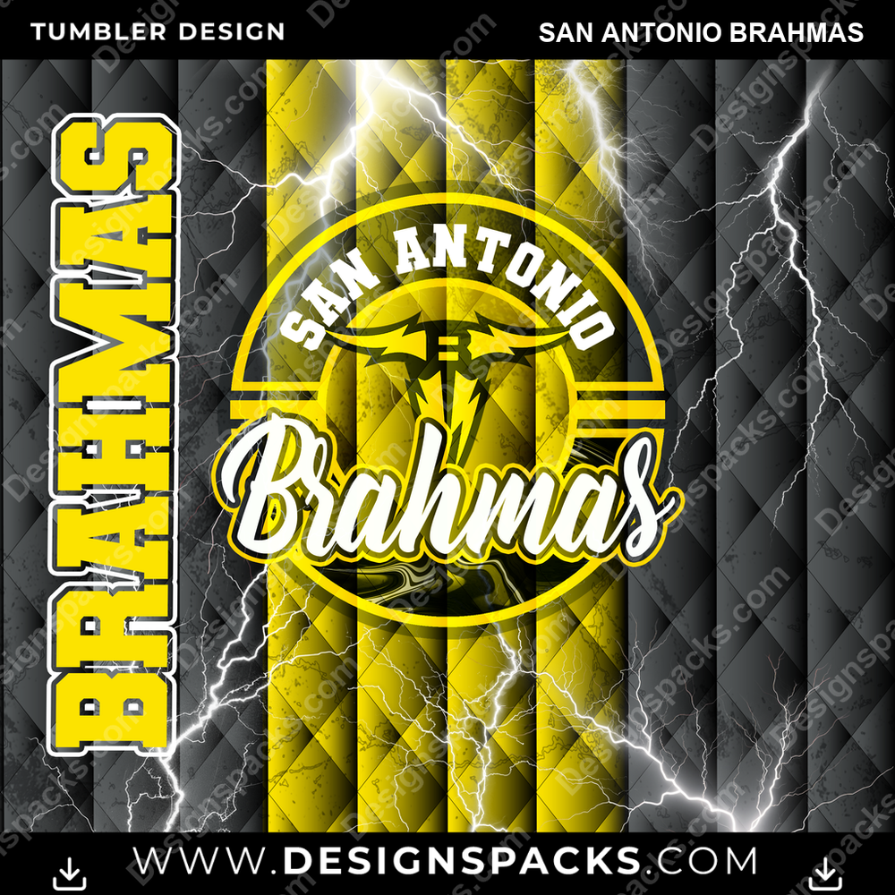 Canada Football Diamond San Antonio Brahmas CFL Canada Tumbler Digital Wrap Design Download