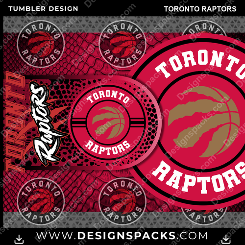 Basketball Hyper Toronto Raptors NBA Basketball Tumbler Digital Wrap Design Download