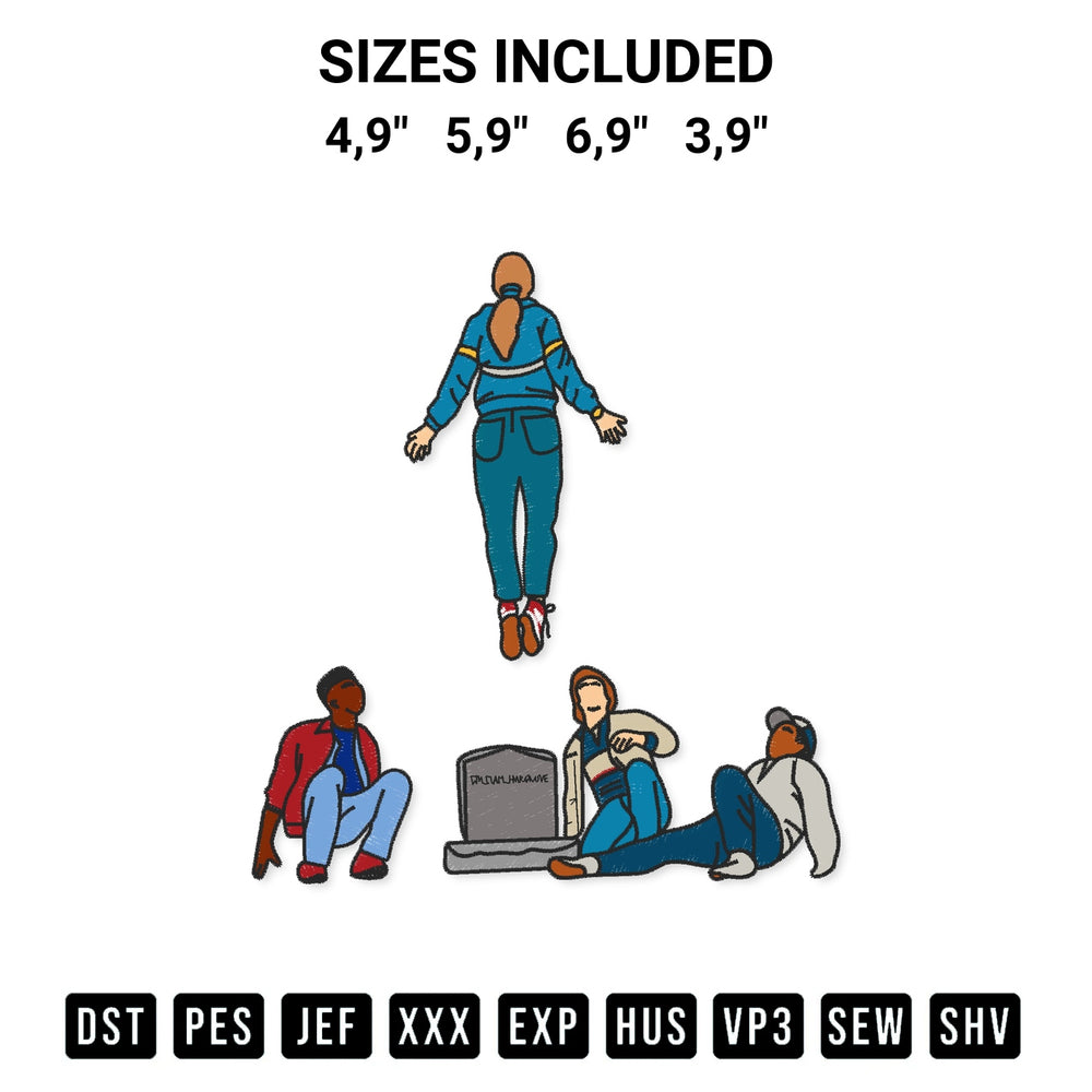 Add a unique touch to your apparel with the Stranger Things Max Mayfield Logo Embroidery Design embroidery file. Premium instant download available now on Designspacks.com. Available sizes: 4,9", 5,9", 6,9", 3,9".
