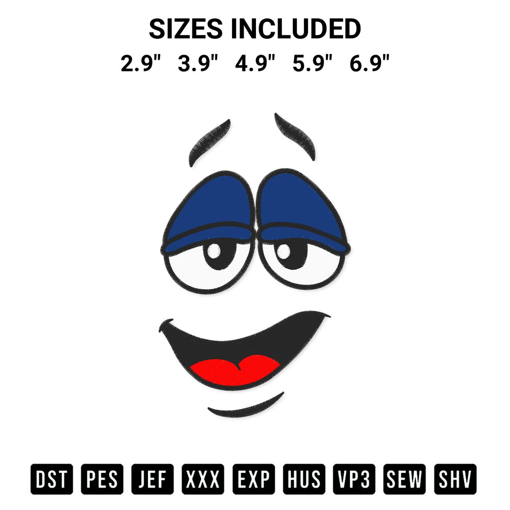 Add a unique touch to your apparel with the M And Ms Candy Face 6 Embroidery Design embroidery file. Premium instant download available now on Designspacks.com. Available sizes: 2.9", 3.9", 4.9", 5.9", 6.9".