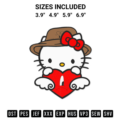 Add a unique touch to your apparel with the Bad Bunny Hello Kitty Embroidery Design embroidery file. Premium instant download available now on Designspacks.com. Available sizes: 3.9