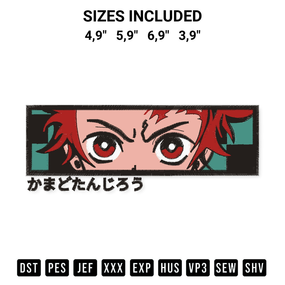 Discover the perfect addition to your crafting collection: Kimetsu No Yaiba Logo Embroidery Design embroidery file. Instantly available at Designspacks.com. Available sizes: 4,9", 5,9", 6,9", 3,9".