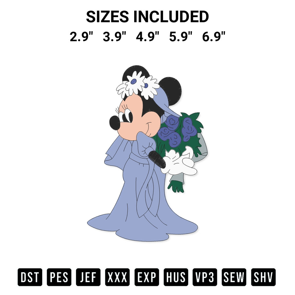 Get the Haunted Mansion Minnie Mouse Embroidery Design embroidery design for your custom crafts! Premium digitized files available for instant download at Designspacks.com. Available sizes: 2.9", 3.9", 4.9", 5.9", 6.9".