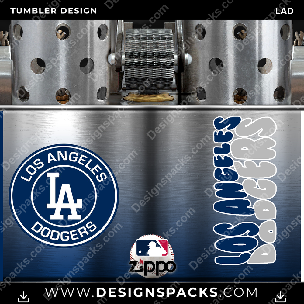 Baseball Zippo Lighter LAD Tumbler Digital Wrap Design