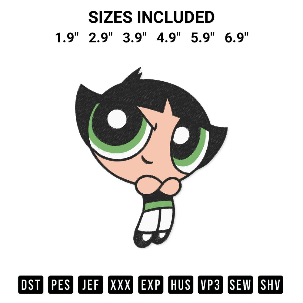 Looking for the perfect pattern? Download the Buttercup Cartoon Embroidery Design embroidery design today at Designspacks.com. Crisp, clean stitching guaranteed. Available sizes: 1.9", 2.9", 3.9", 4.9", 5.9", 6.9".