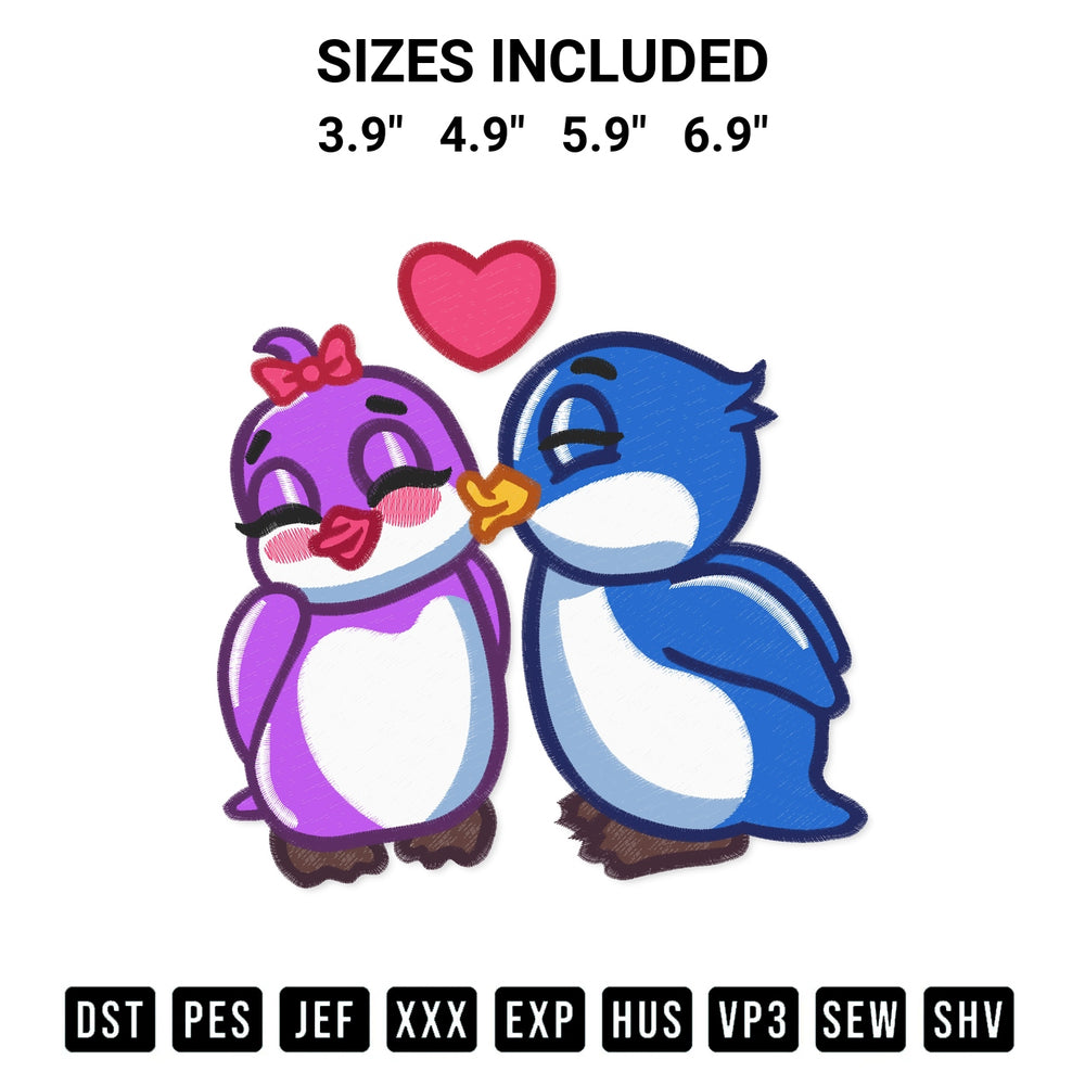 Shop the Lolo And Pepe Embroidery Design machine embroidery pattern at Designspacks.com. Beautifully digitized for flawless stitching on any fabric. Available sizes: 3.9", 4.9", 5.9", 6.9".
