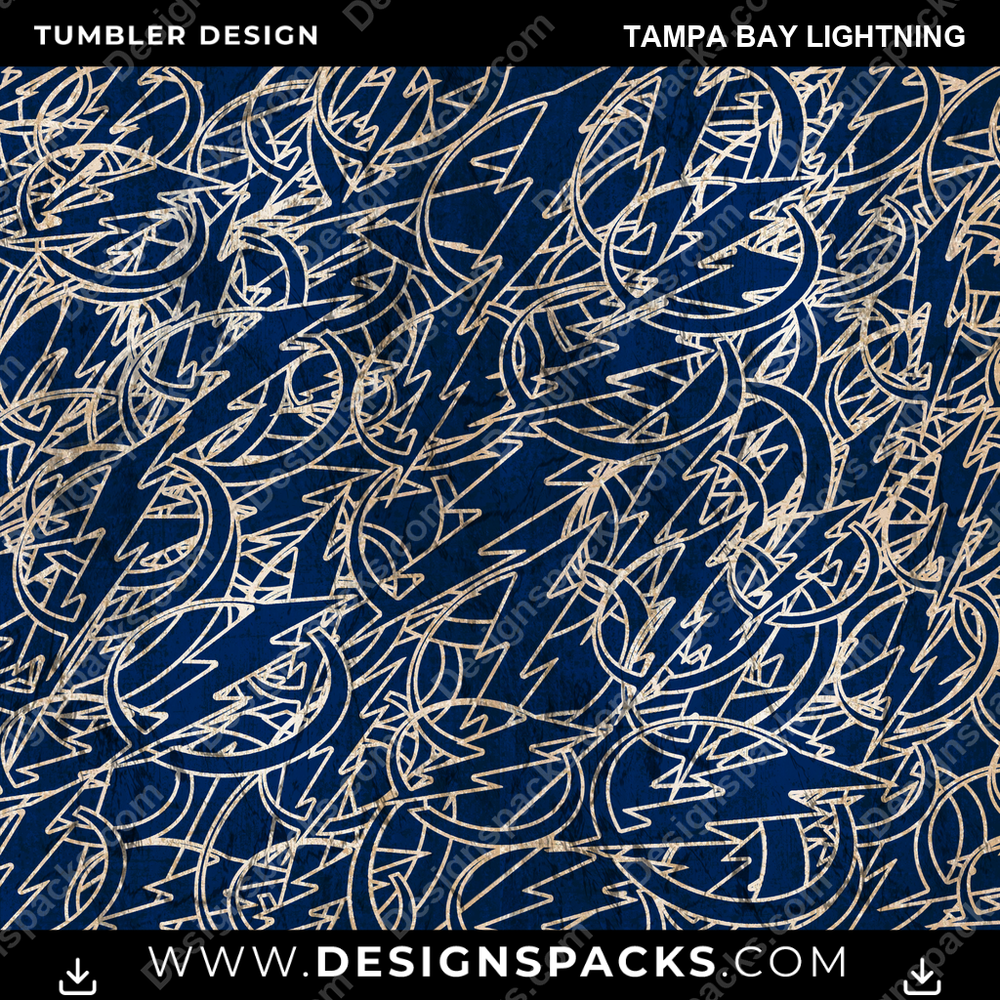 Hockey Logo BG Tampa Bay Lightning NHL Hockey Tumbler Digital Wrap Design Download