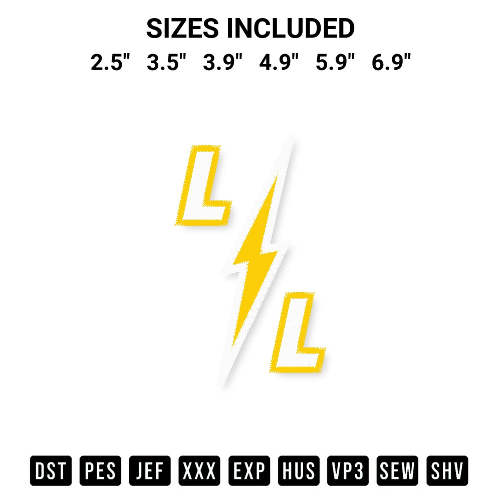 Discover the perfect addition to your crafting collection: Lincoln Lightnings Team Embroidery Design embroidery file. Instantly available at Designspacks.com. Available sizes: 2.5", 3.5", 3.9", 4.9", 5.9", 6.9".