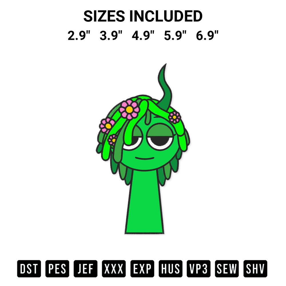 Looking for the perfect pattern? Download the Vineria Incredibox Sprunki Embroidery Design embroidery design today at Designspacks.com. Crisp, clean stitching guaranteed. Available sizes: 2.9", 3.9", 4.9", 5.9", 6.9".