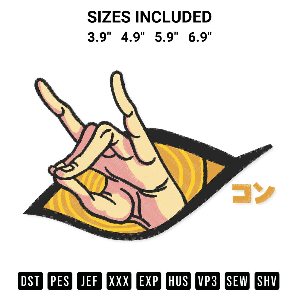 Shop the Hands Combine Eyes In Anime Embroidery Design machine embroidery pattern at Designspacks.com. Beautifully digitized for flawless stitching on any fabric. Available sizes: 3.9", 4.9", 5.9", 6.9".