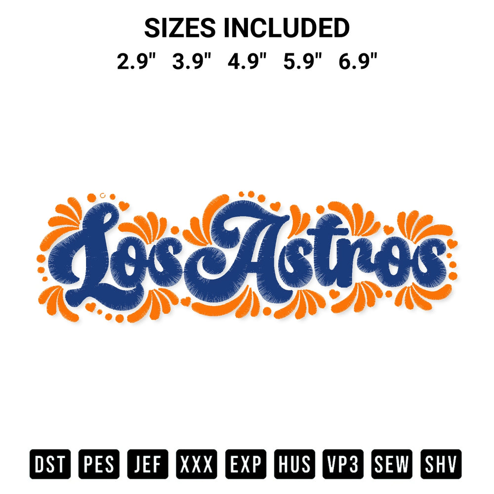 Stitch like a pro with the Talavera Los Astros Embroidery Design embroidery pattern from Designspacks.com. High-quality digital machine embroidery file. Available sizes: 2.9", 3.9", 4.9", 5.9", 6.9".