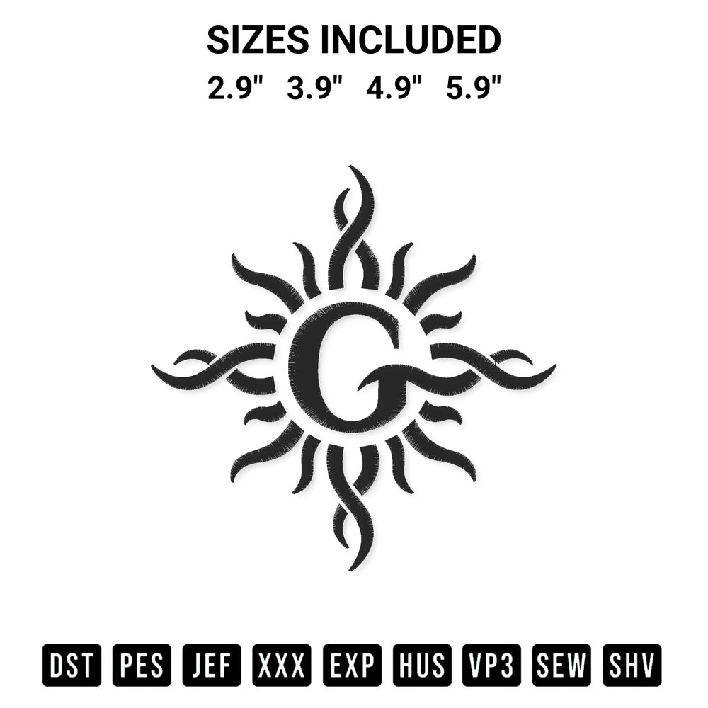 Get the Godsmack Embroidery Design embroidery design for your custom crafts! Premium digitized files available for instant download at Designspacks.com. Available sizes: 2.9", 3.9", 4.9", 5.9".