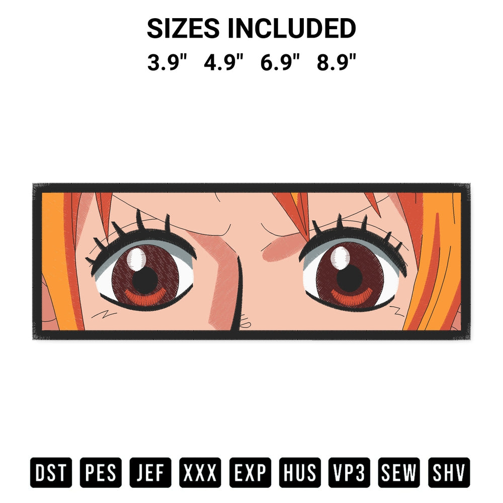 Get the Nami One Piece Embroidery Design embroidery design for your custom crafts! Premium digitized files available for instant download at Designspacks.com. Available sizes: 3.9", 4.9", 6.9", 8.9".