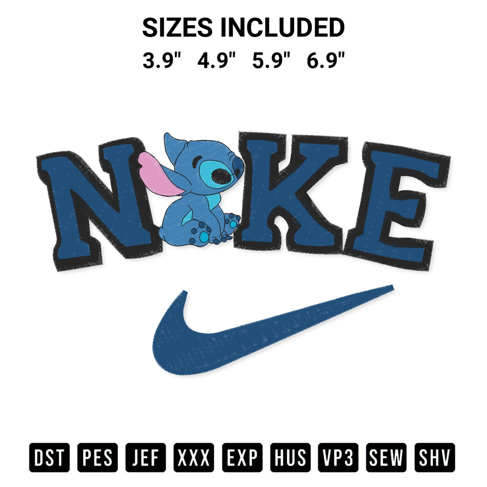 Looking for the perfect pattern? Download the Nike Stitch Embroidery Design embroidery design today at Designspacks.com. Crisp, clean stitching guaranteed. Available sizes: 3.9", 4.9", 5.9", 6.9".