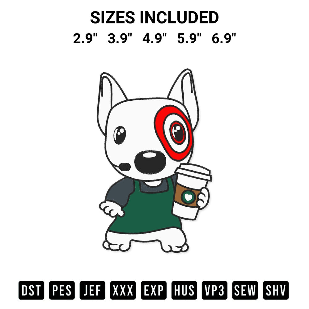 Download the Bullseye Dog And Drink Embroidery Design machine embroidery design exclusively at Designspacks.com. Premium digitized pattern for apparel and DIY crafts. Available sizes: 2.9", 3.9", 4.9", 5.9", 6.9".