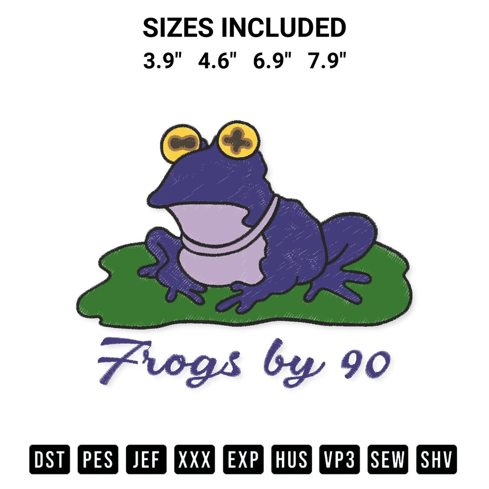 Create amazing crafts with the Frogs By 90 Max Duggan Hypnotoad Tcu Football Funny Hypnotoad Embroidery Design embroidery file. High-quality digital download from Designspacks.com, perfect for beginners and pros. Available sizes: 3.9", 4.6", 6.9", 7.9".