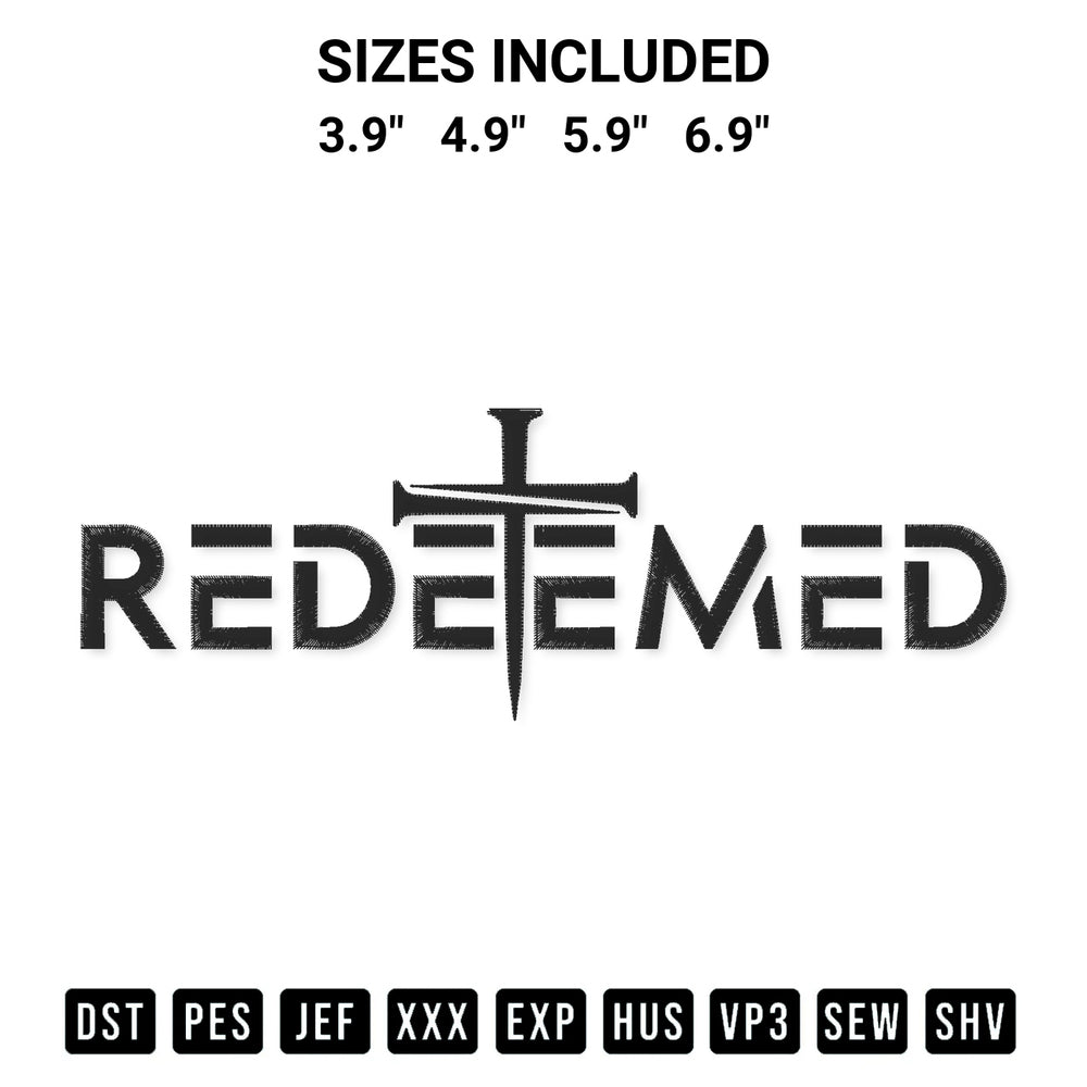 Transform your fabrics with the Redeemed Christian Embroidery Design embroidery design. Instant access to premium digitized patterns at Designspacks.com. Available sizes: 3.9", 4.9", 5.9", 6.9".
