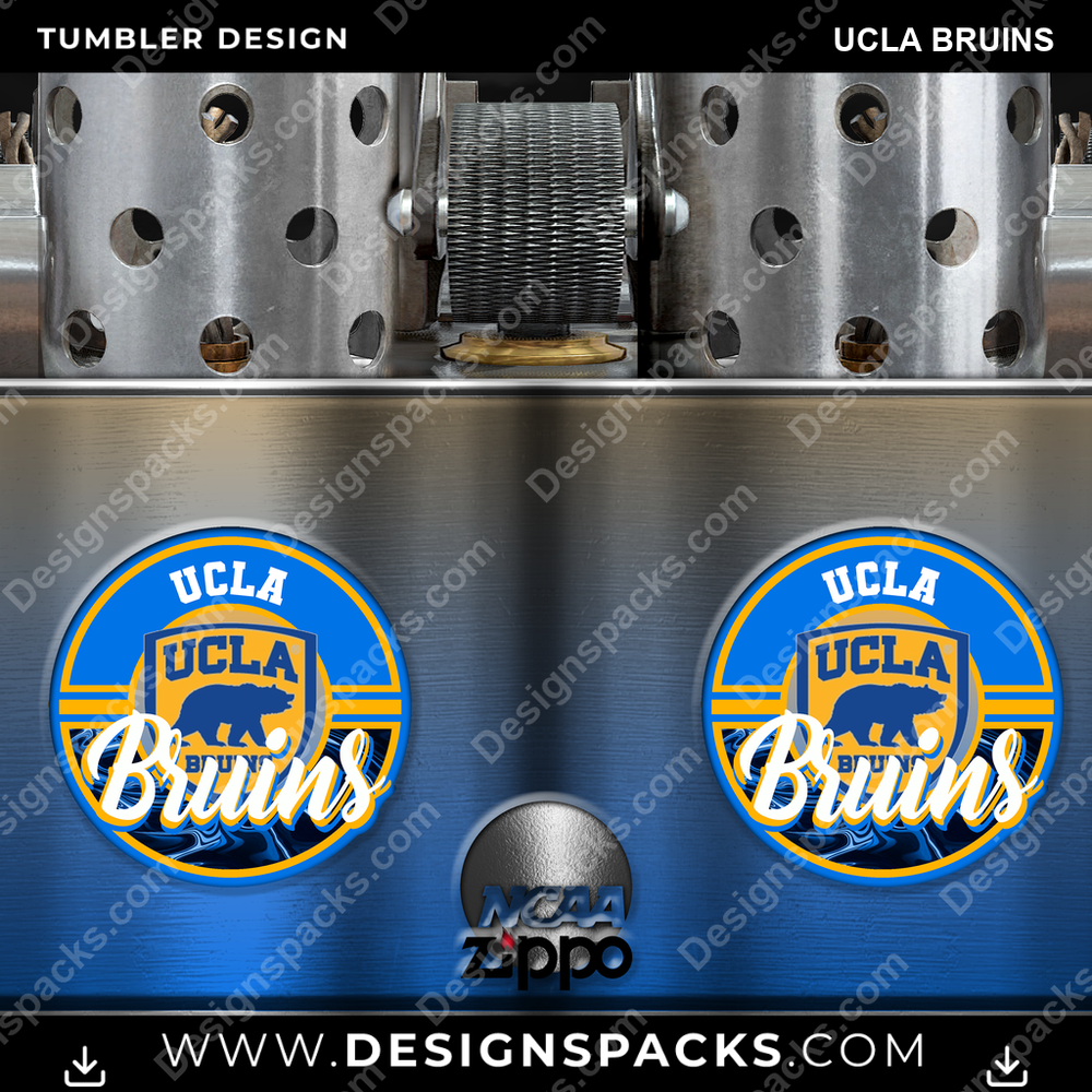 College Sport Zippo Lighter UCLA Bruins NCAA College Sport Tumbler Digital Wrap Design Download
