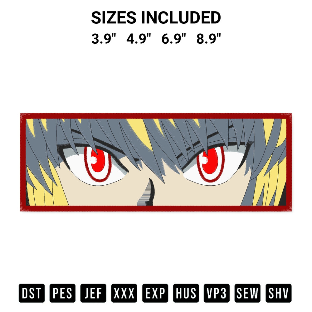 Add a unique touch to your apparel with the Kurapika Embroidery Design embroidery file. Premium instant download available now on Designspacks.com. Available sizes: 3.9", 4.9", 6.9", 8.9".