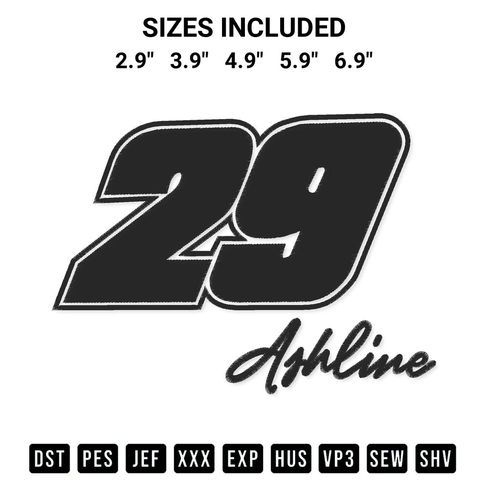 Download the 29 Afhline Embroidery Design machine embroidery design exclusively at Designspacks.com. Premium digitized pattern for apparel and DIY crafts. Available sizes: 2.9", 3.9", 4.9", 5.9", 6.9".