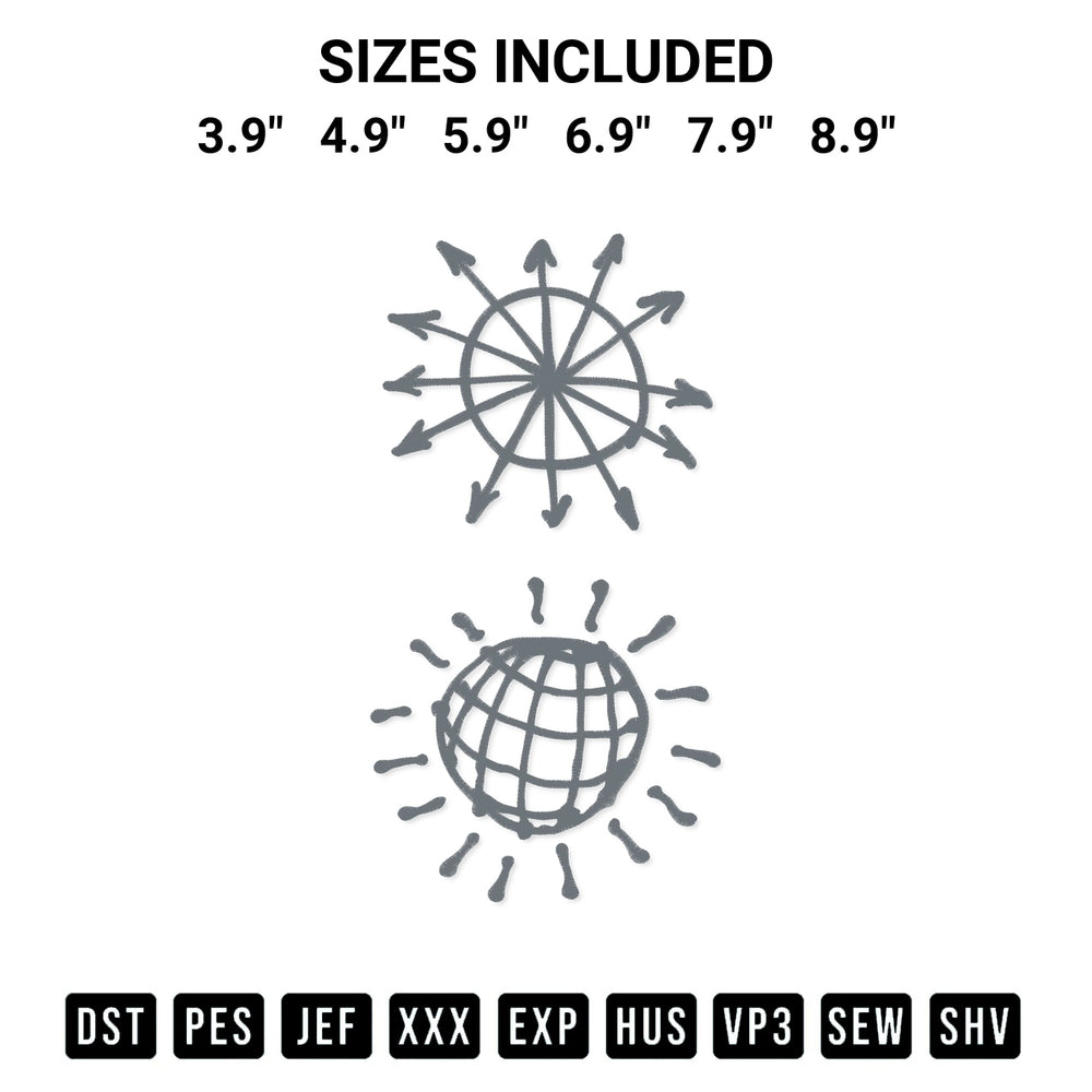 Stitch like a pro with the Harry Styles Disco Ball Embroidery Design embroidery pattern from Designspacks.com. High-quality digital machine embroidery file. Available sizes: 3.9", 4.9", 5.9", 6.9", 7.9", 8.9".