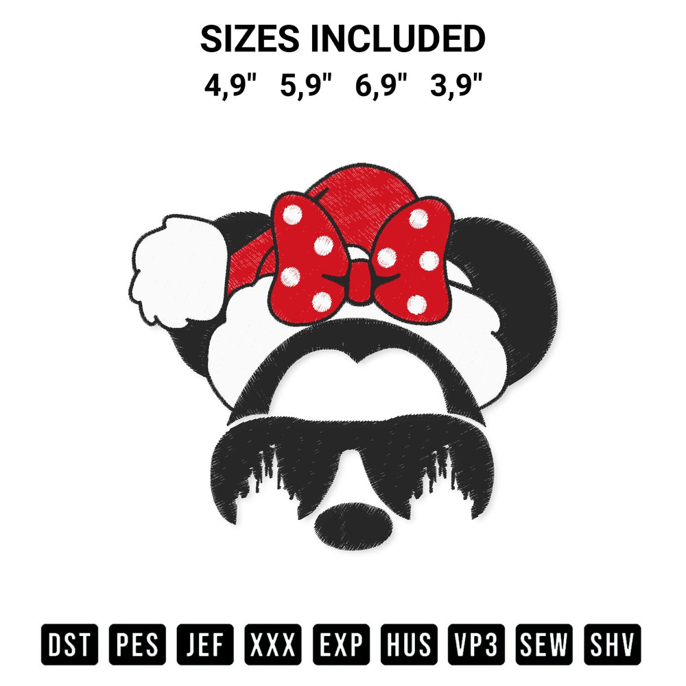 Get the Disney Santa Minnie Mouse Castle Xmas 2022 Disney Christmas Logo Embroidery Design embroidery design for your custom crafts! Premium digitized files available for instant download at Designspacks.com. Available sizes: 4,9", 5,9", 6,9", 3,9".