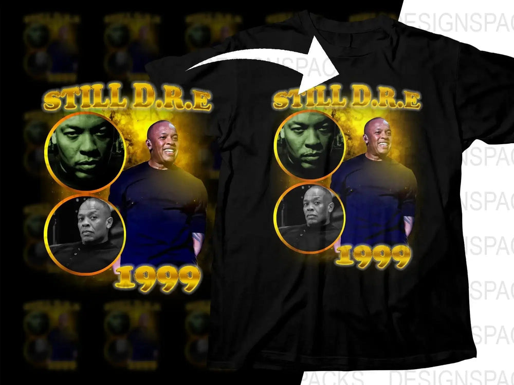 Dr. Dre Iconic Still D.R.E 1999 Graphic Music Legend Png Digital Download