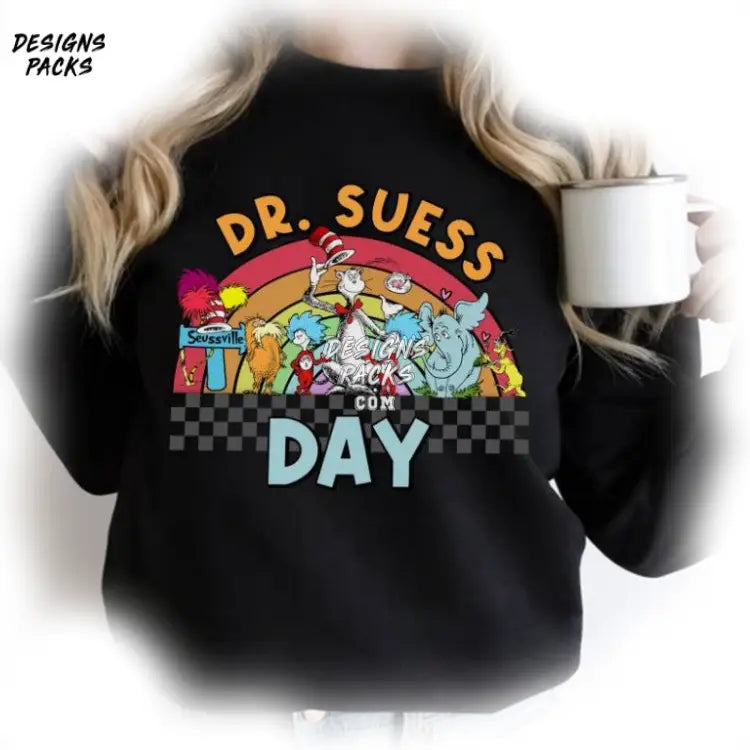 Dr. Suess Day Teacher Love Png Design