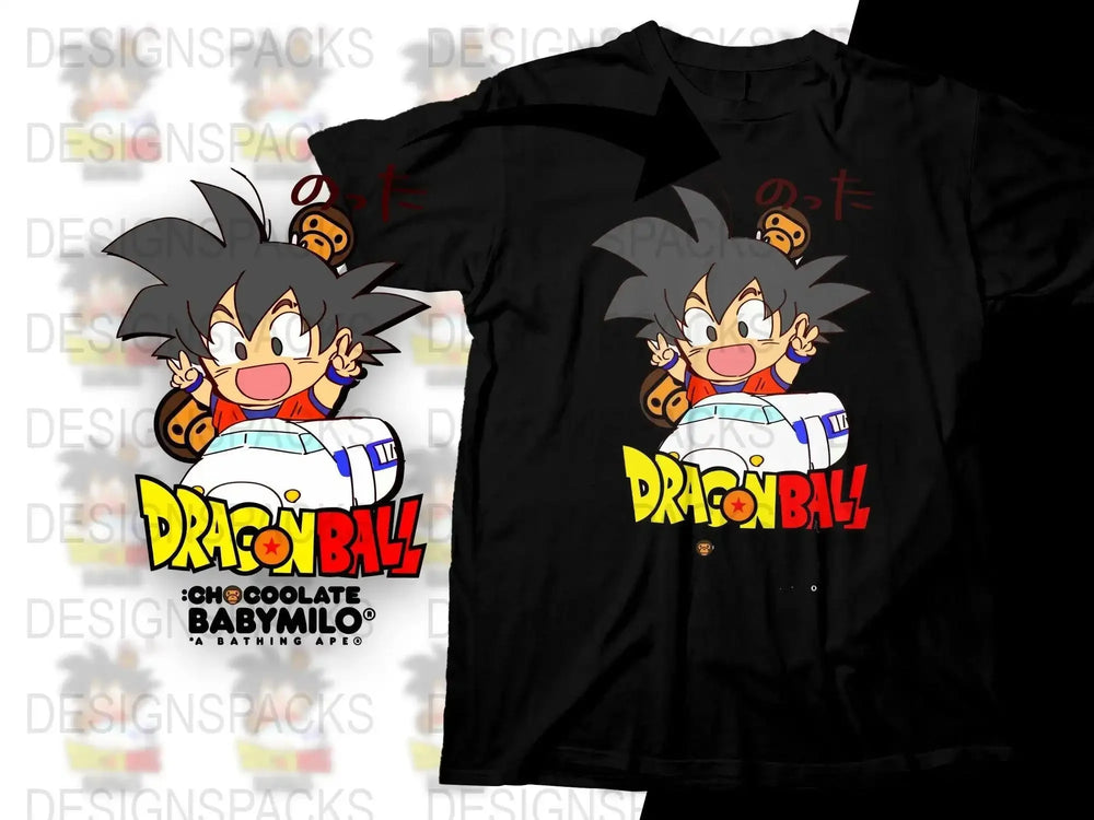 Dragon Ball Baby Character Graphic Png Digital Download