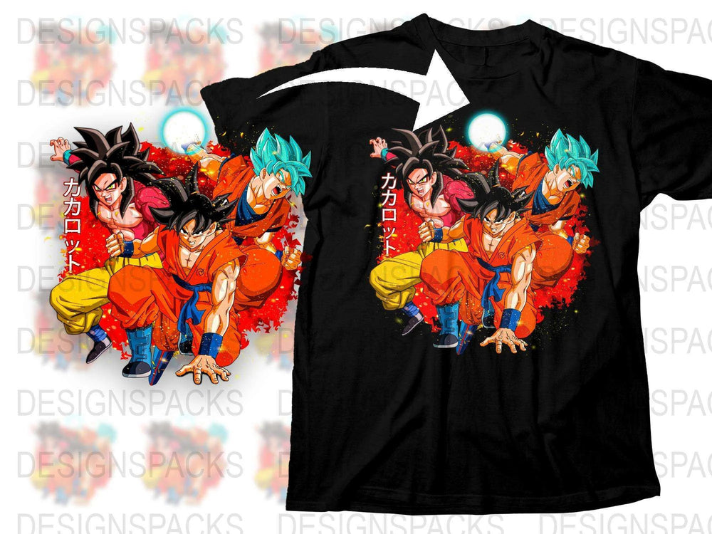 Anime Graphic T-Shirt, Colorful Character Design, Casual Tee, Vibrant Print, Unique Gift Idea