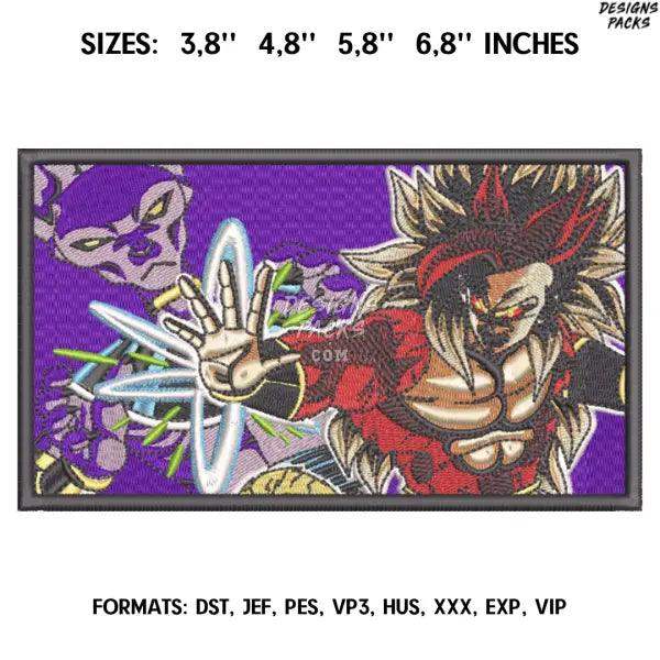 DragonBall Embroidery Design File, Dragon Ball Anime Embroidery Design, Anime Design Brother, Machine embroidery
