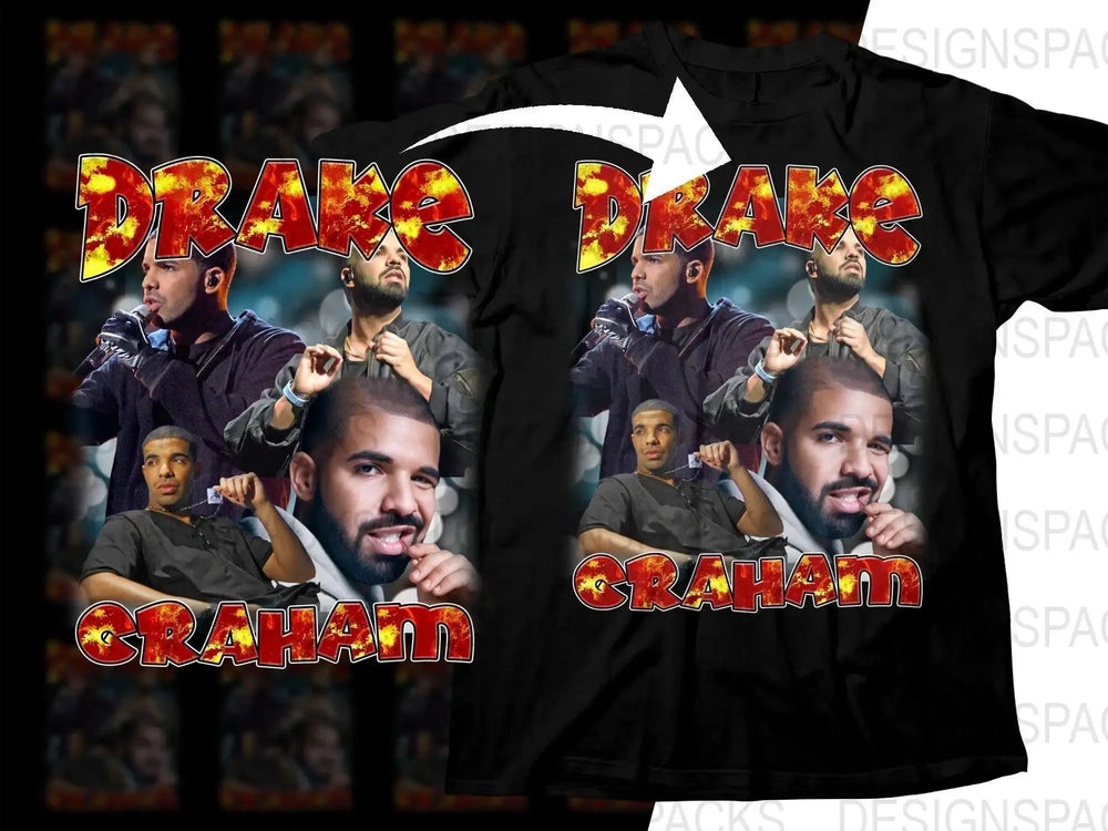 Drake Graham Fan Art Bootleg Graphic Png Digital Download