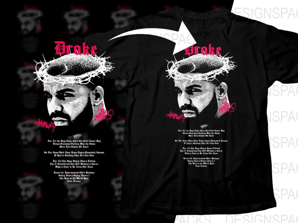 DRAKE Music Artist Streetwear Png Digital Download