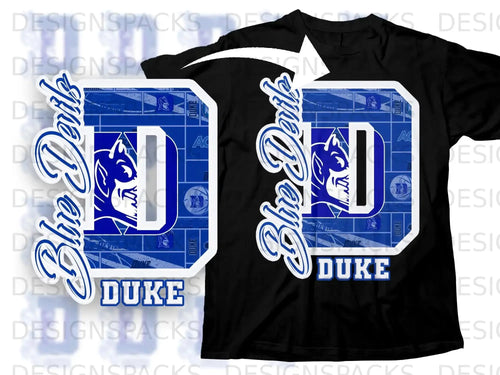 Blue Devils Duke University Graphic Design T-Shirt