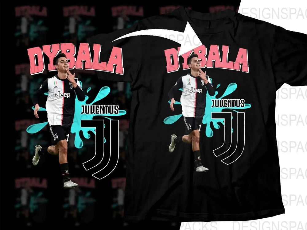 Dybala Juventus Graphic Soccer Soccer Png Digital Download