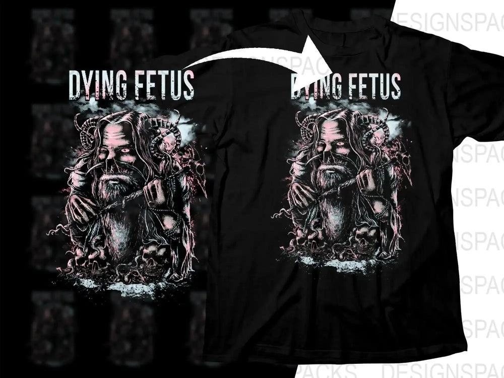 Dying Fetus Rock Music Band Graphic Png Halftone Digital Download