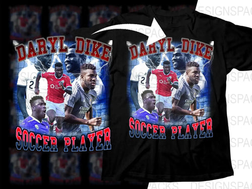 Dynamic Soccer Daryl Dike Player Soccer Png Digital Download