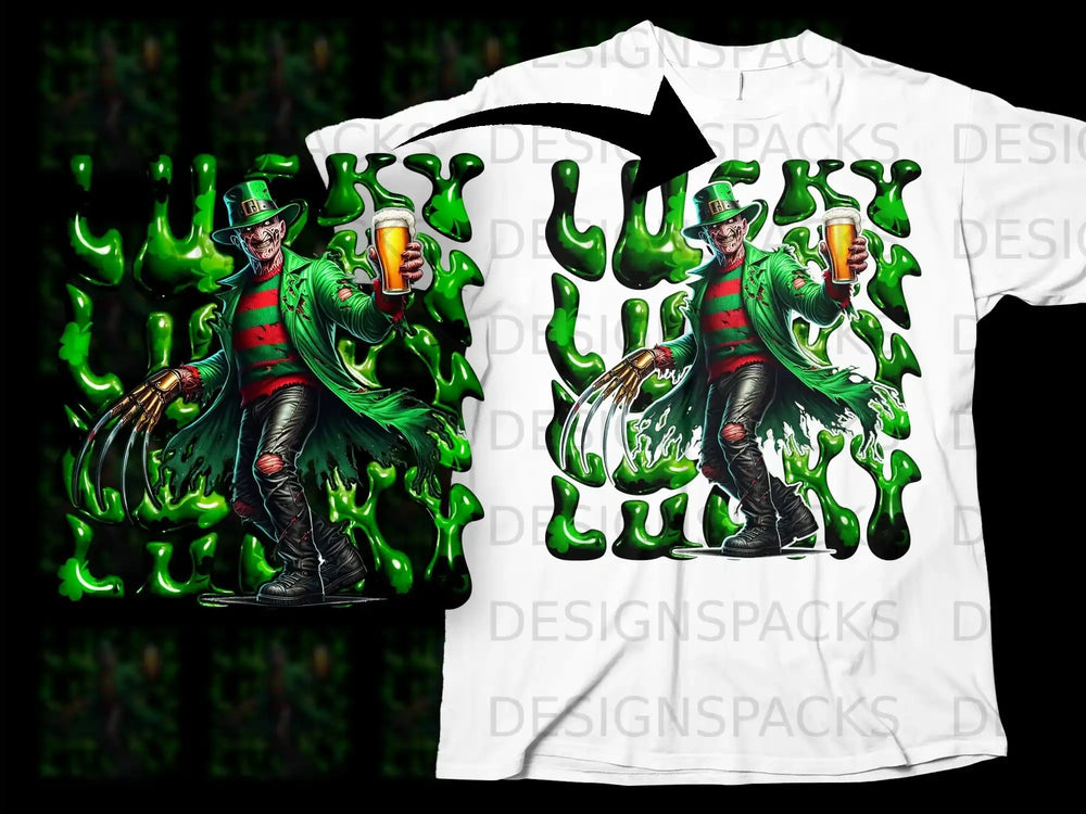 Nightmare Green Freddy Beer Lucky Shamrock product type