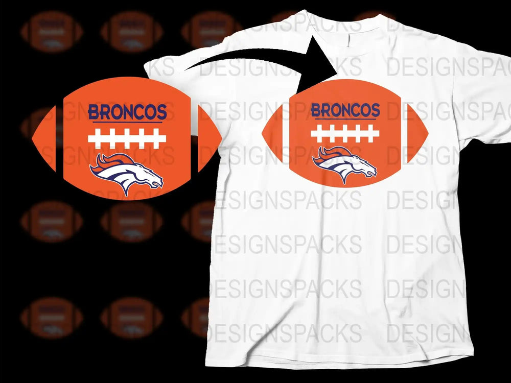 Denver Broncos Inspired T-Shirt, Football Team Graphic Tee, Casual Sports Apparel, Unisex Tailgate Clothing