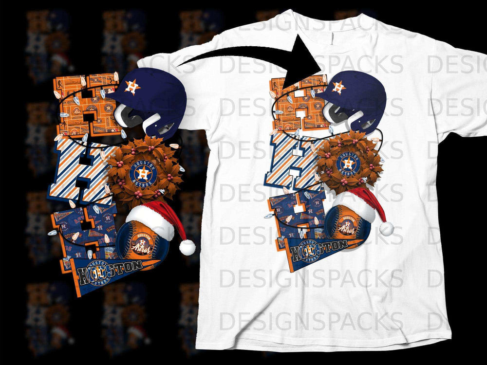 Houston Astros Unique Sports Fan T-shirt Design