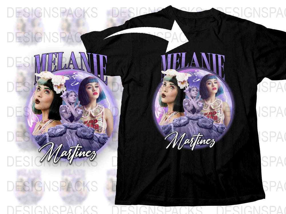 Custom Melanie Martinez Inspired T-Shirt, Pop Music Fan Merch, Graphic Tee, Personalized Name Option