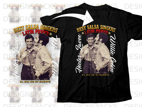 T-shirt with Hector Lavoe and Willie Colon, 