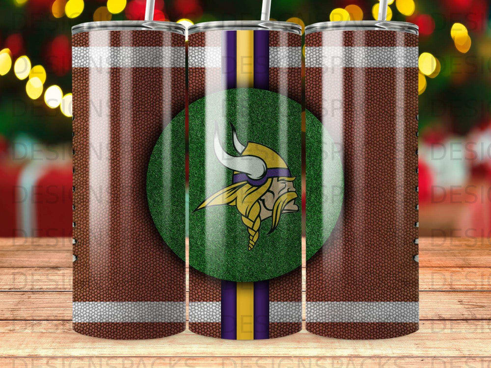 Football Vikings Grass Circle Logo Design product type