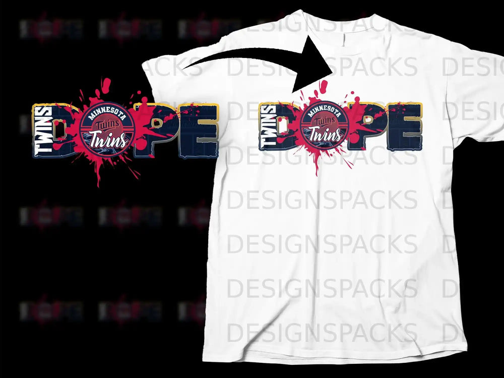 Minnesota Twins Dope Design Printed T-shirt