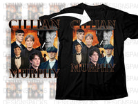 Cillian Murphy Photo Collage T-Shirt, Actor Fan Merch, Unique Graphic Tee, Unisex Film Star Shirt