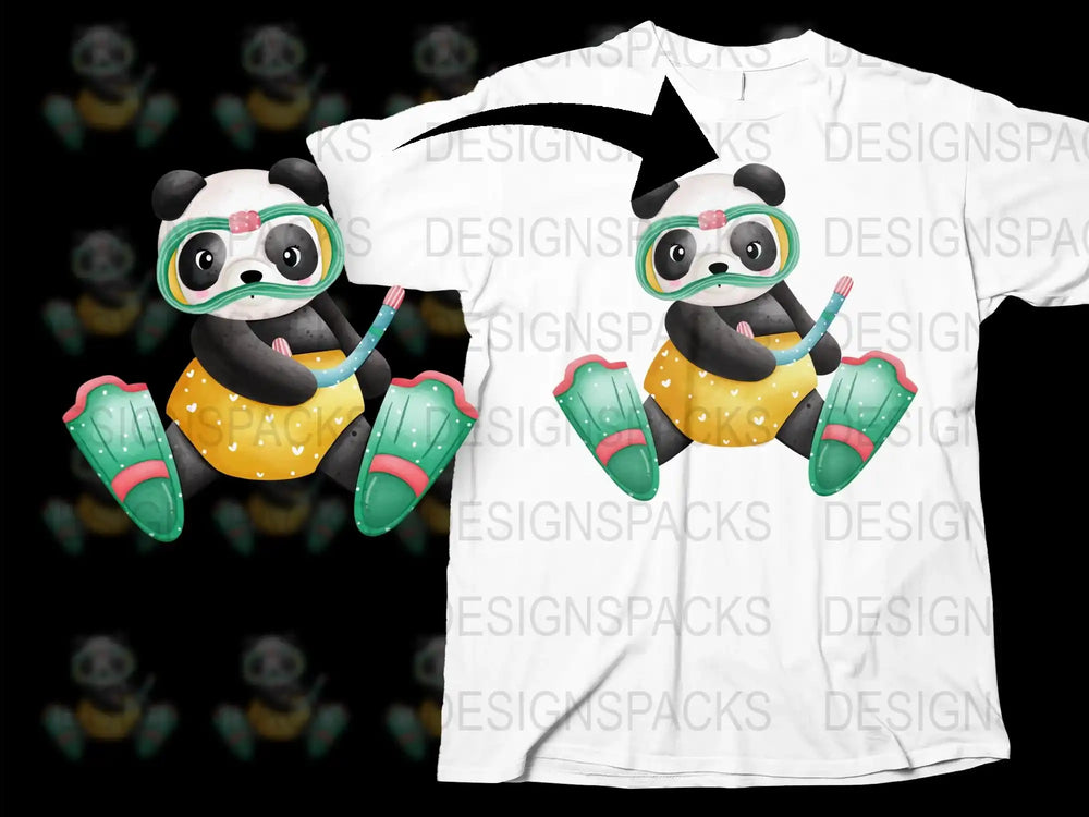 Cute Panda Astronaut T-Shirt, Space Theme Kids Tee, Cartoon Panda in Spacesuit, Unisex Children's Apparel