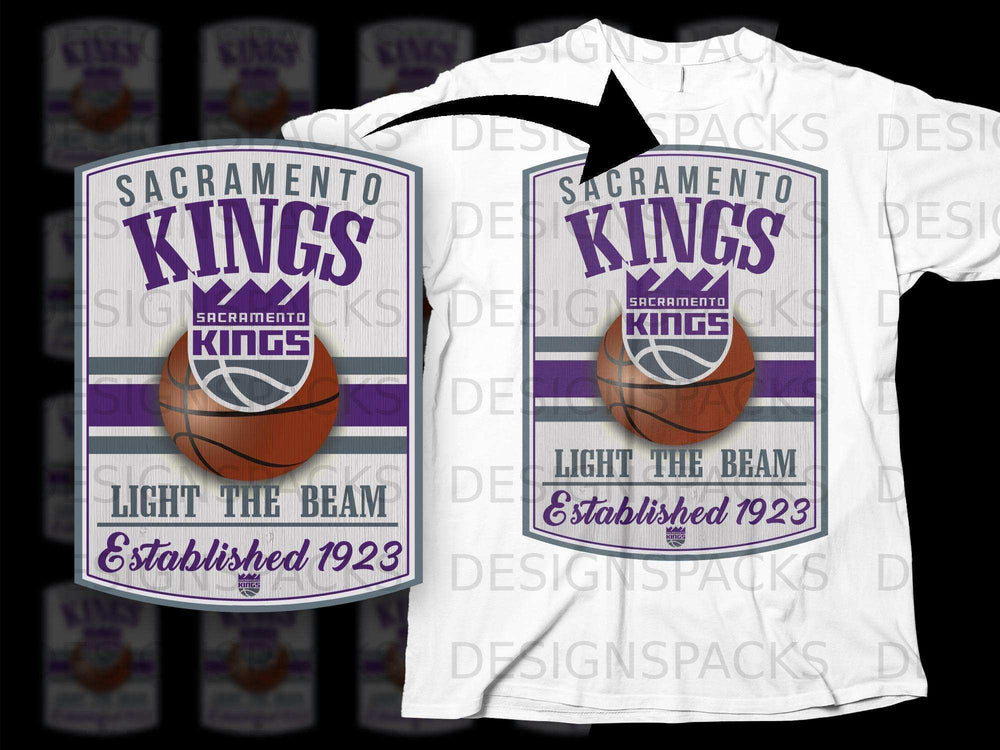 Sacramento Kings Light the Beam Established 1923 Shirt